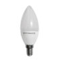 LED Plastic Candle Bulb E14 3PCS/PACK 6W Warm white