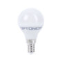 LED Plastic Bulb G45 E14 6W White light