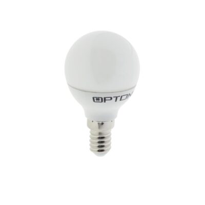 LED Plastic Bulb G45 E14 6W Warm white
