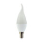 LED Plastic Candle Bulb C37 E14 6W Neutral white