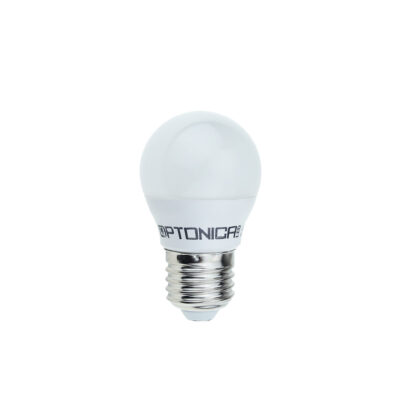 LED Plastic Bulb G45 E27 5 Years Warranty 6W Warm white