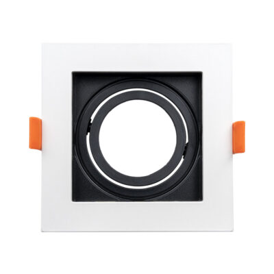 Spotlight Fixture Square WH-BL No color