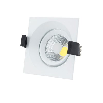 LED COB Downlight Square Build-In 8W White light