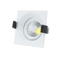 LED COB Downlight Square Build-In 8W White light