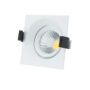 LED COB Downlight Square Build-In 8W Neutral white