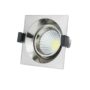 LED COB Downlight Square Inox Build-In 8W White light