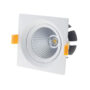 LED COB Downlight Square Rotatable 20W Neutral white