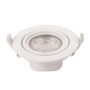 LED COB Downlight Round Rotatable 10W Warm white