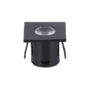 LED Cabinet Light - 1W Square - Black Body 1W Warm white