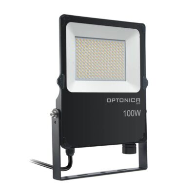 LED Floodlight Black IP66 IK08 100W Color Changing 3000K-6000K