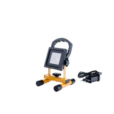 LED SMD Portable Rechargeable Floodlight 600Lm IP44 10W White light