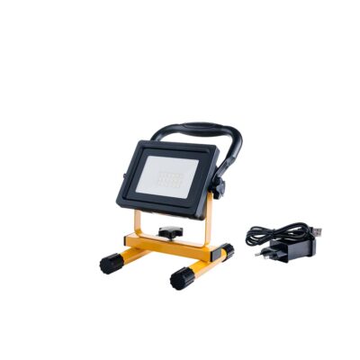 LED Portable Rechargeable Floodlight 1200 Lm IP44 20W White light