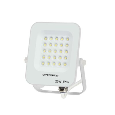 LED SMD Floodlight White Body IP65 20W Warm white