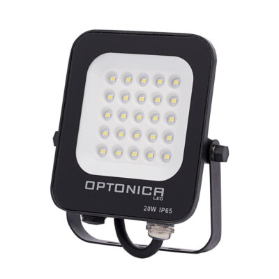 LED SMD Floodlight Black Body IP65 20W White light