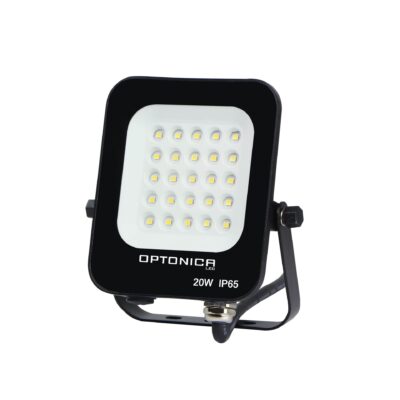 LED SMD Floodlight Black Body IP65 20W Neutral white