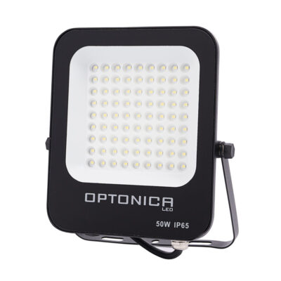 LED SMD Floodlight Black Body IP65 50W White light