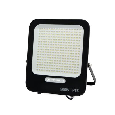 LED SMD Floodlight Black Body IP65 200W Neutral white