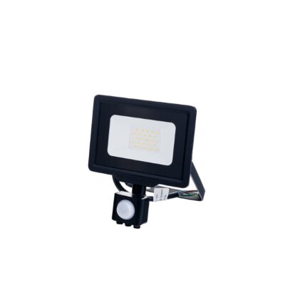 LED SMD Floodlight Black City Line With PIR Sensor 30W White light