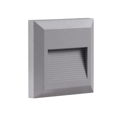 LED Step Light Square Grey 2w Neutral white