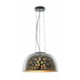3D Glass Umbrella Pendant D400 Chrome Circles None None