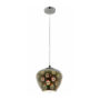 3D Glass Pendant D200 Chrome Circle None None