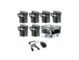 9*10W RGBA+UV 6in1 LED PAR Light+Charging F. Case+Wireless Transmitter 90W RGBW