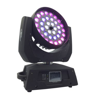 36x18W RGBWA+UV 6 in 1 LED Moving Head with Zoom Light None None