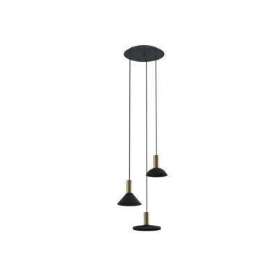 HERMANOS III BLACK/SOLID BRASS