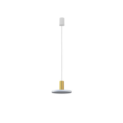 HERMANOS B WHITE/SOLID BRASS