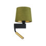 Sconce CHILLIN II BLACK GREEN/GOLD