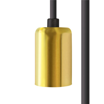 CAMELEON CABLE E27 3,5 M BLACK/BRASS