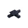 PROFILE RECESSED T-CONNECTOR BLACK