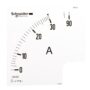 Skala AMP PowerLogic ampermetra, 96x96, 5A, 3In, 0..200..600 A