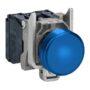 Signalna ?aruljica, plava, potpuna, fi: 22, obi?na le?a s ugra?enim LED-om 230... 240 V