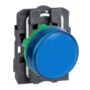 Signalna ?aruljica, plava, potpuna, fi: 22, obi?na le?a s ugra?enim LED-om 24 V