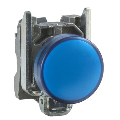 Potpuna signalna ?aruljica, plava,  promjera 22, obi?na le?a s ugra?enim LED, 400 V