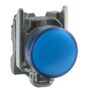 Potpuna signalna ?aruljica, plava,  promjera 22, obi?na le?a s ugra?enim LED, 400 V