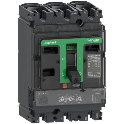 Prekidač ComPacT NSX250B, 3P, 25kA, 250A, Micrologic 2.2 zaštita
