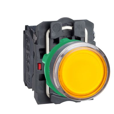 Upu?teno potpuno svjetle?e tipkalo, naran?asto, promjera 22, opru?ni povrat, 1R i 1M kontakt, 250 V