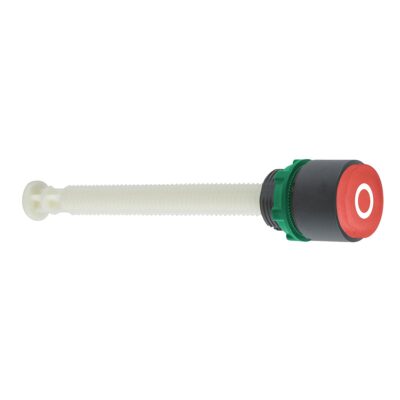 Istaknuto tipkalo, crveno, promjera 22, za ponovno postavljanje, oznaka O za udaljenost 17…120 mm