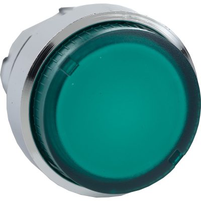 Glava zelenog istaknutog svjetle?eg tipkala promjera 22, opru?ni povrat, za ?aruljicu BA9s