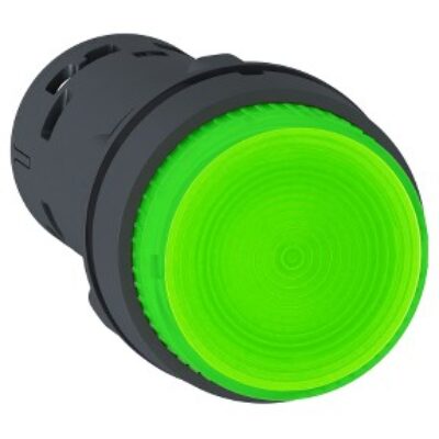 Opru?no povratno tikalo LED, ILLUM. P.B, 1R kontakt, zeleno, 230V