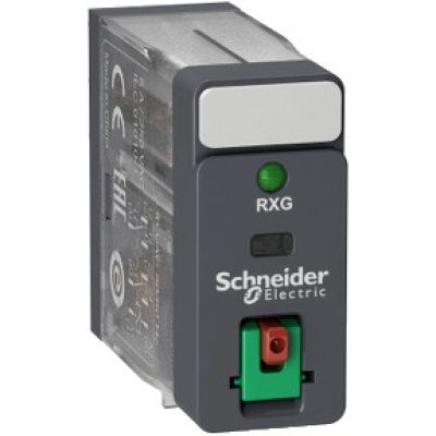 Relej interface uti?ni RXG, 2 preklopna kontakta, 5A, 230V AC sa zastavicom za ispitivanje i LED indikacijom