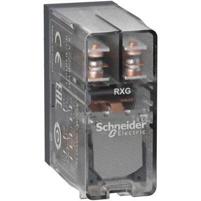 Relej interface uti?ni RXG, 2 preklopna kontakta, 5A, 24V AC, prozirni
