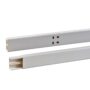 Mini kanal za distribuciju kabela s dva odjeljka, 40x17 mm