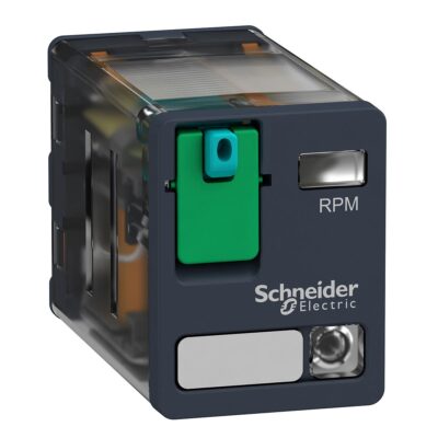 Relej snage uti?ni RPM, 2 preklopna kontakta, 15A, 110V DC sa zastavicom za ispitivanje i LED indikacijom