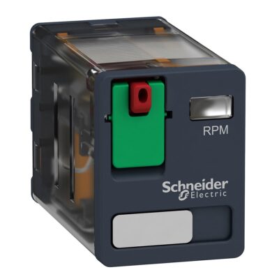 Relej snage uti?ni RPM, 2 preklopna kontakta, 15A, 120V AC sa zastavicom za ispitivanje