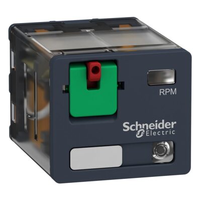 Relej snage uti?ni RPM, 3 preklopna kontakta, 15A, 24V AC sa zastavicom za ispitivanje i LED indikacijom