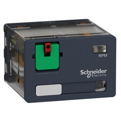 Relej snage uti?ni RPM, 4 preklopna kontakta, 15A, 120V AC sa zastavicom za ispitivanje i LED indikacijom