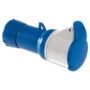 Uti?nica ravna za monta?u na kabel 2P+E, 16A, 200-250V, 50/60Hz, IP44, priklju?ak vijak, satni broj 6